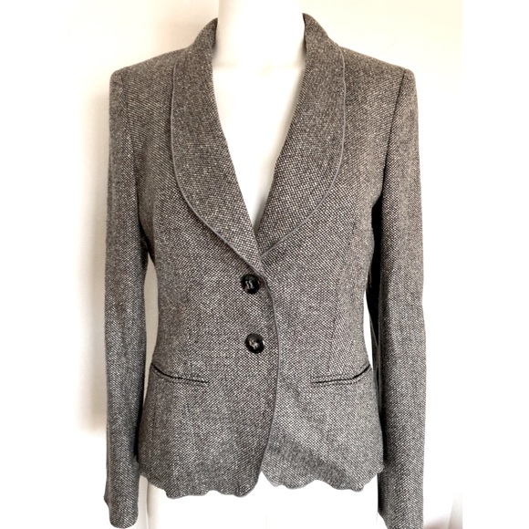 Escada Soft Wool/Silk/Angora Tweed Blazer Sz 36 - Picture 1 of 7